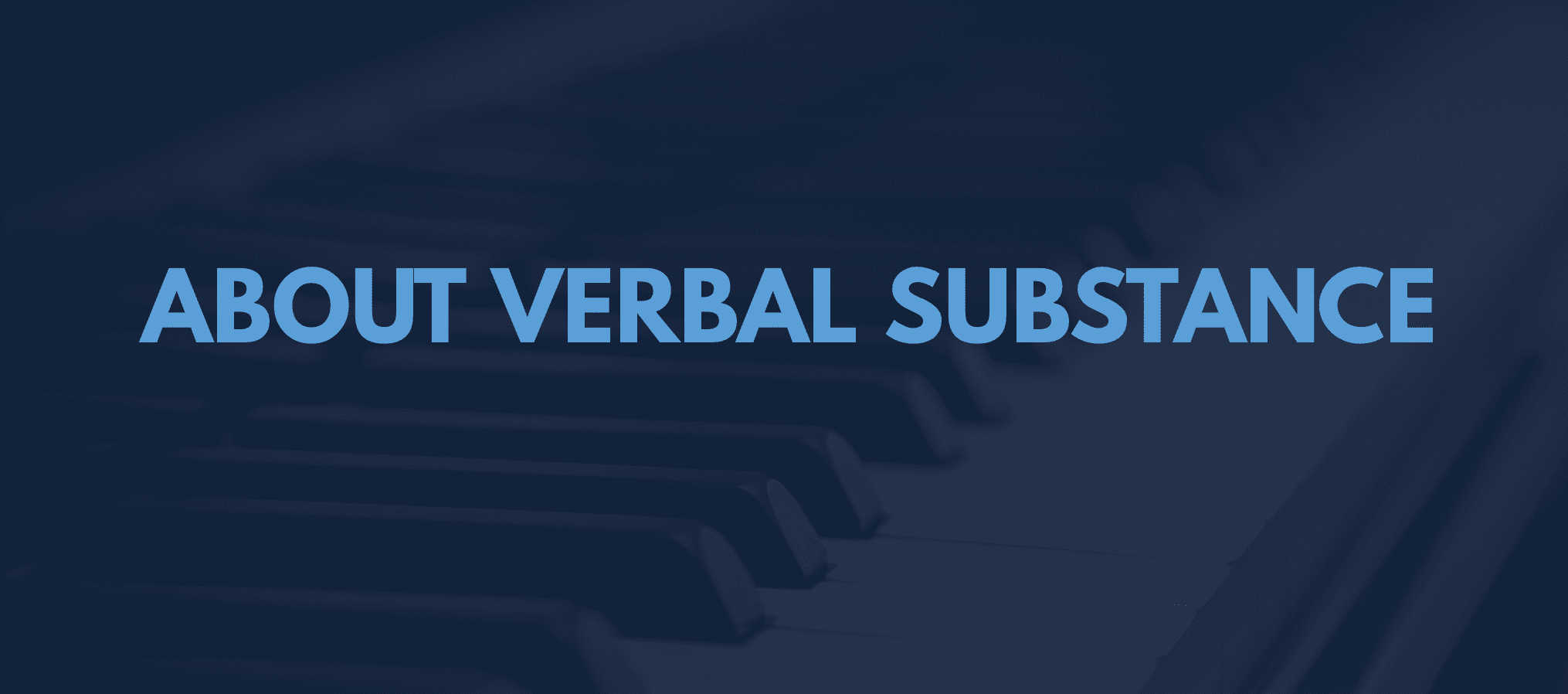 About Verbal Substance